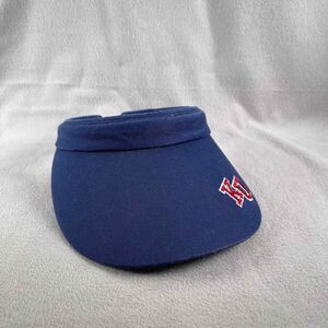 Kansas Jayhawks Hat Women One Size Blue Visor Cap NCAA Football Golf Embroidered